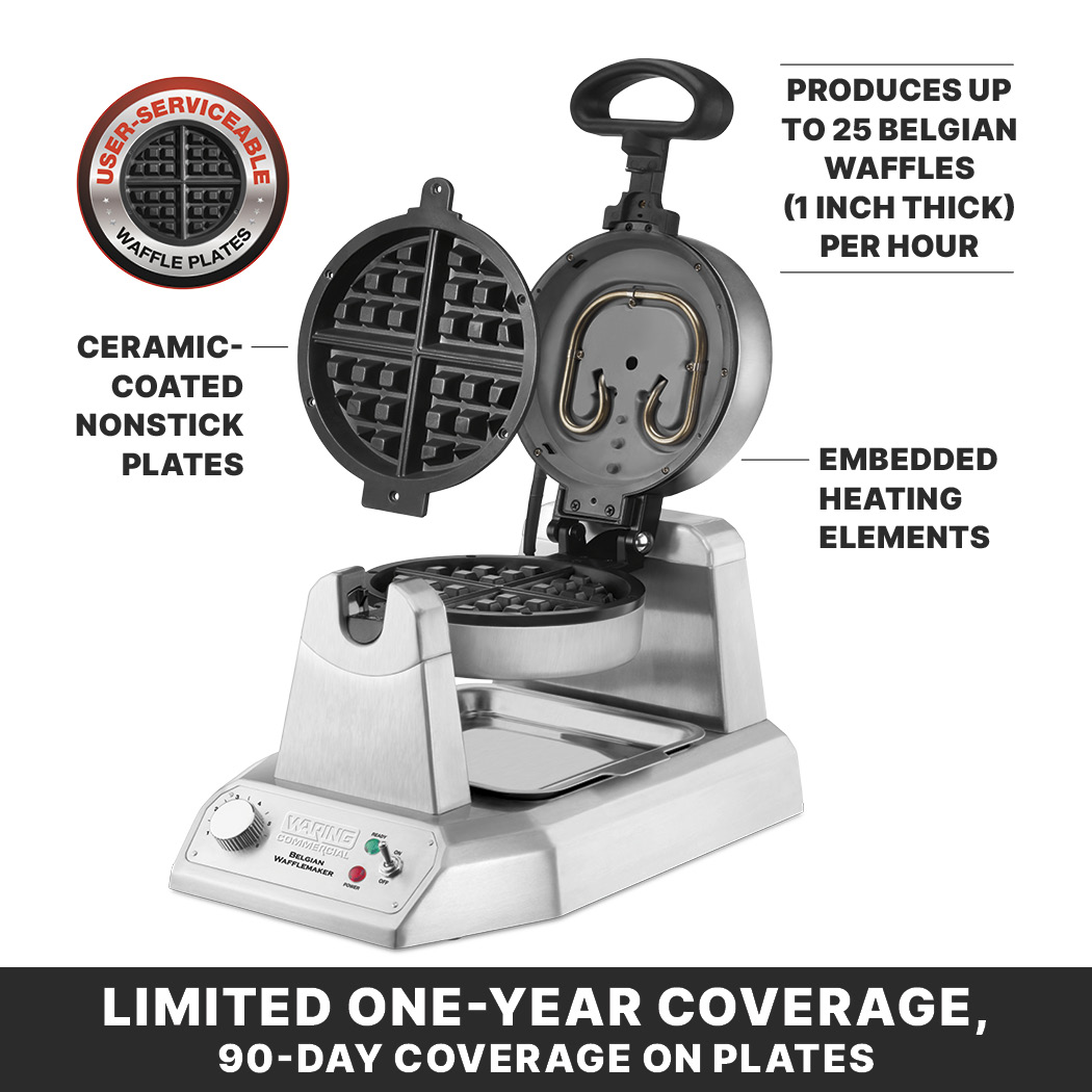 Single Belgian Waffle Maker